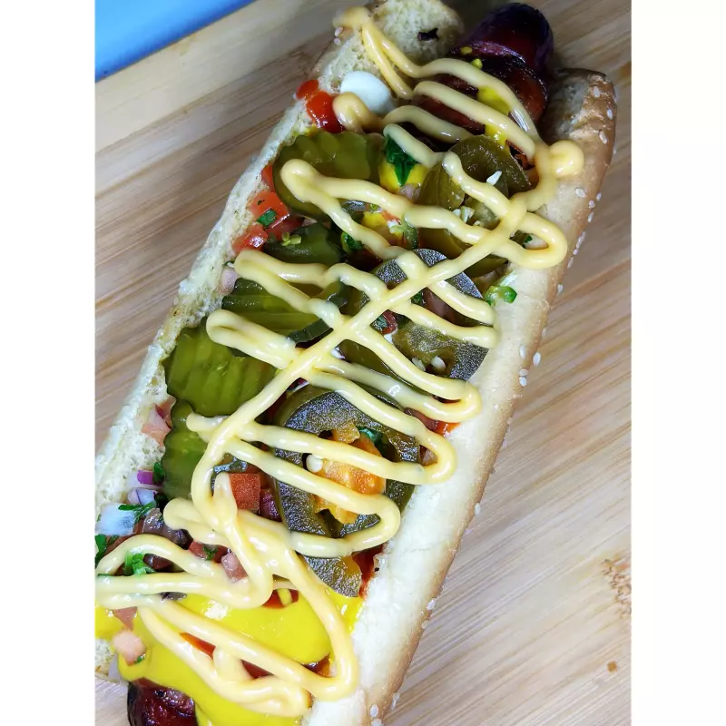 Hot dog Clásico Jumbo (18cm) + papas