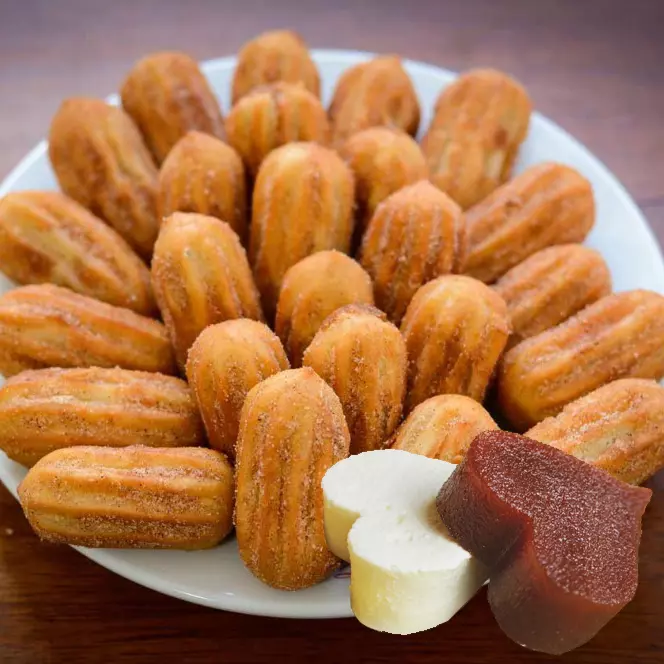Mini Churros de Romeu e Julieta