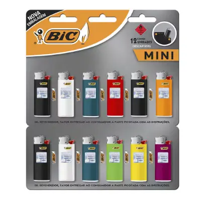 ISQUEIRO BIC MINI C/12