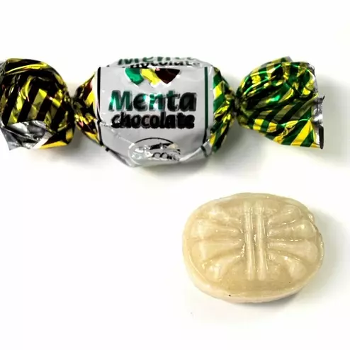 Caramelo de manta y chocolate