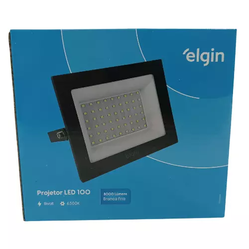 REFLETOR ELGIN 8000 LUMENS LED 100W