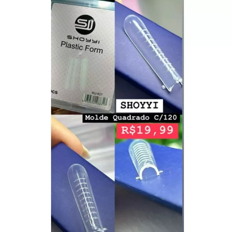 Molde F1 Shoyyi Rosa Quadrado C/120