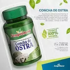 Concha de Ostra 90 cápsulas - 500mg