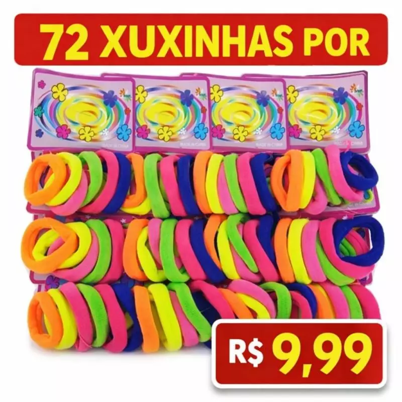 KIT XUXINHA COLORIDA 72 UNIDADE