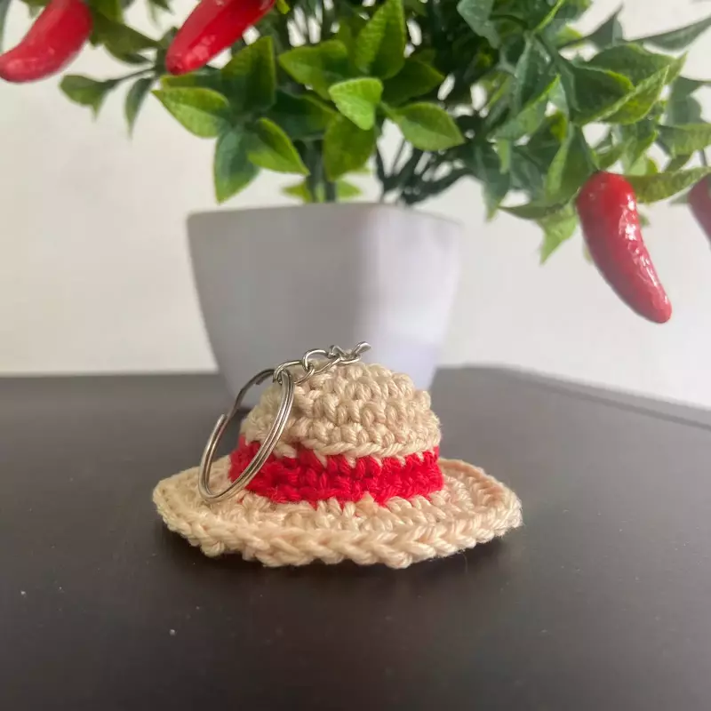 Chaveiro Luffy Elury Croche
