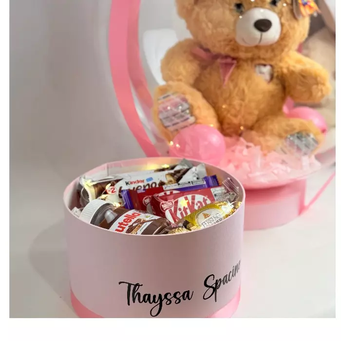 Box Surpresa C/ Pelúcia no Balão