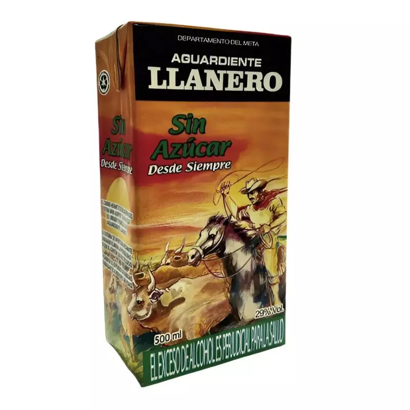 Aguardiente Llanero Tetrapack 500 ml