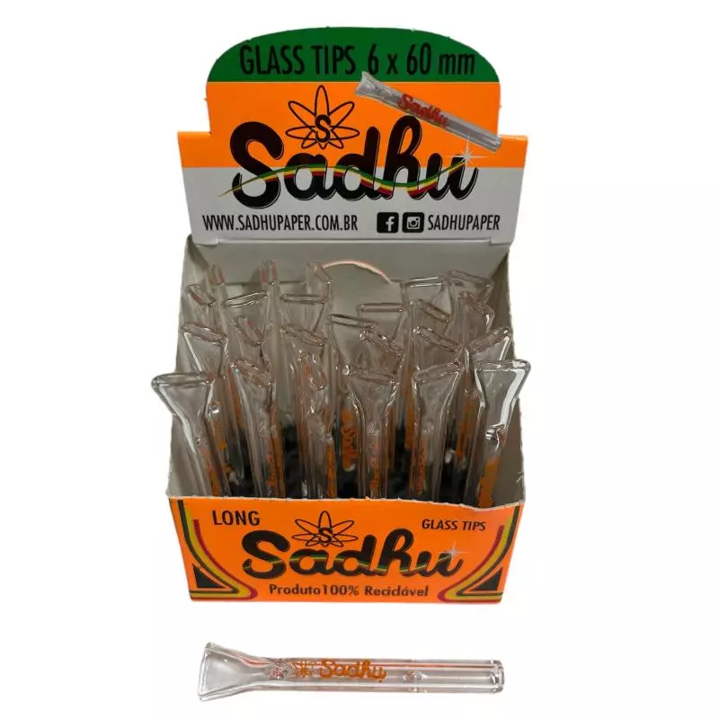 Piteira de Vidro Sadhu 6 x 60mm