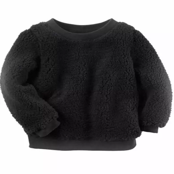 Sherpa Crew Neck Black