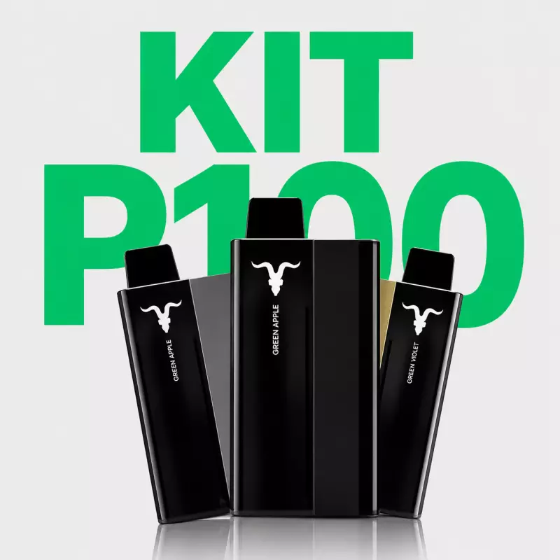 Kit P100 - 10.000 puffs 💨