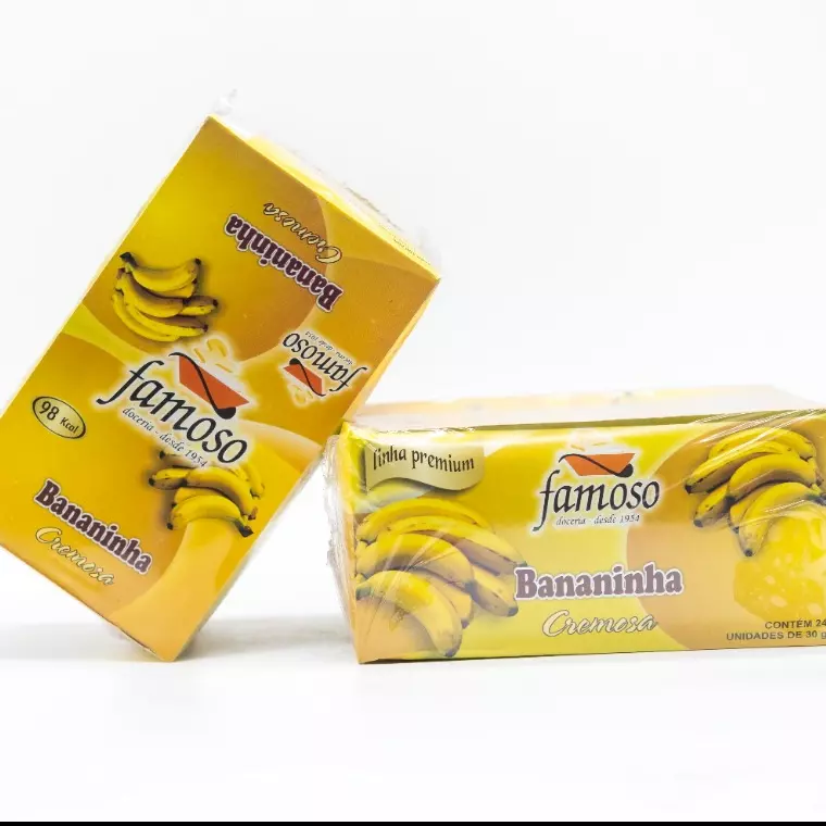 311 - Bananinha Cremosa Famoso (Caixa com 24 Un.)