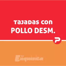 Tajadas con pollo desmenuzado (PYA)
