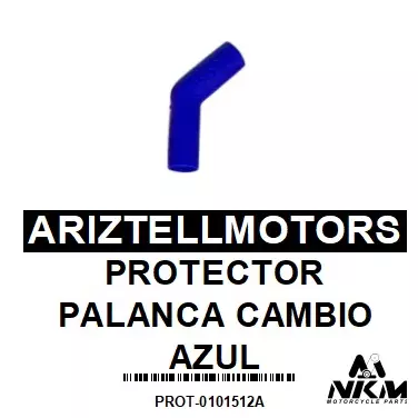 PROTECTOR PALANCA CAMBIO AZUL