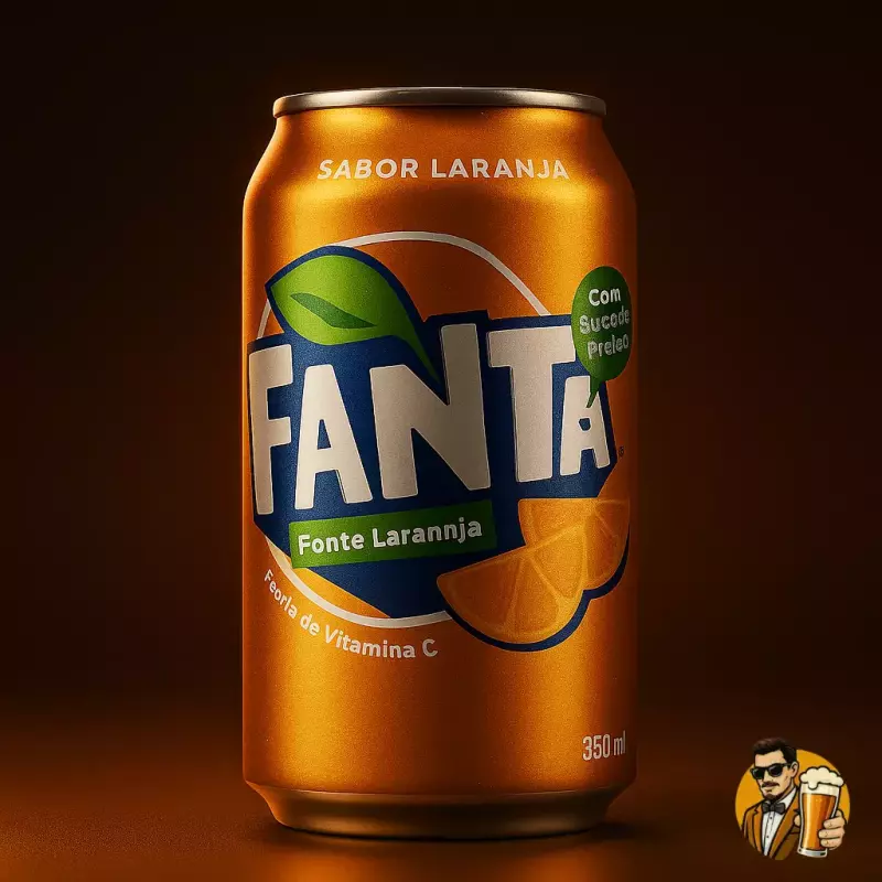 Fanta laranja lata 350ml