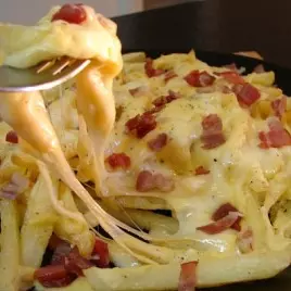 Batata,Bacon e Musarela