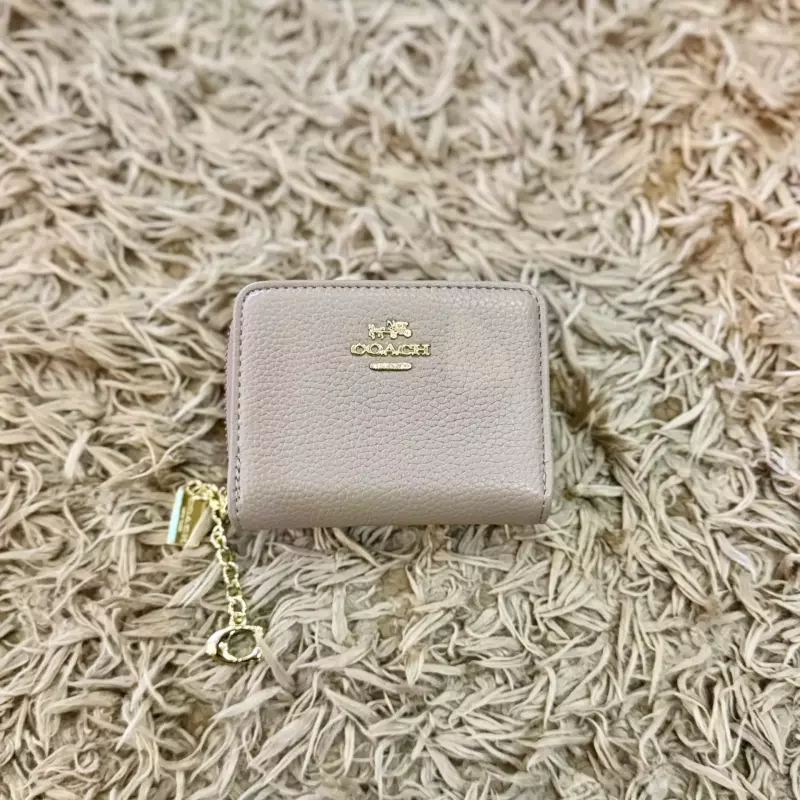 MINI BILLETERA COACH CLASSIC BEIGE