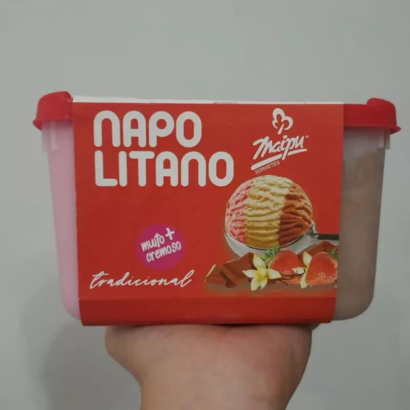 Sorvete Napolitano 1,8L