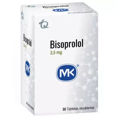 BISOPROLOL 2.5MG 30 TABLETAS