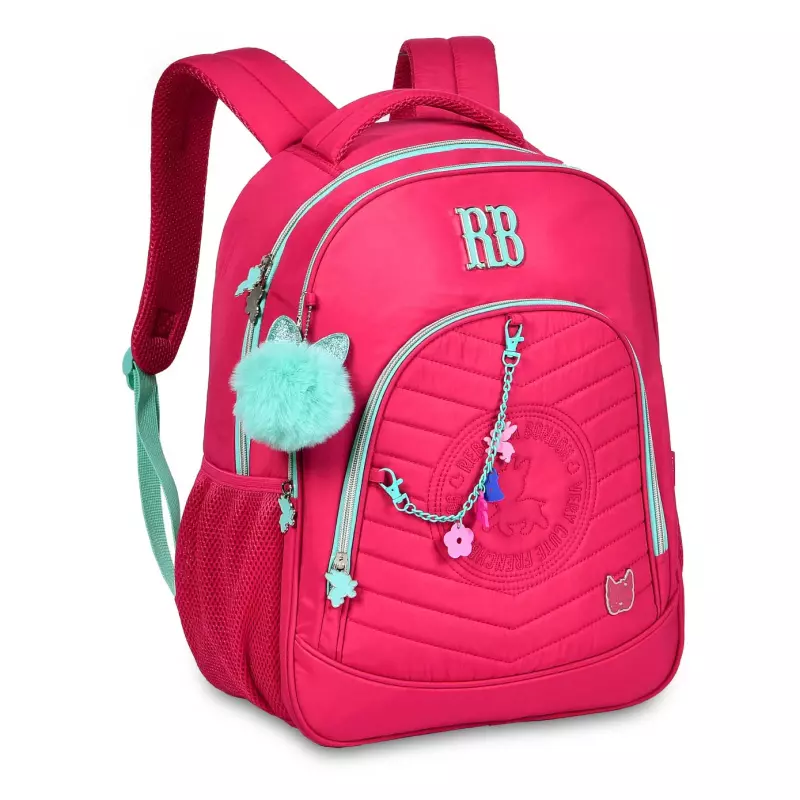 MOCHILA JUVENIL RB24028 BONBON ROSA