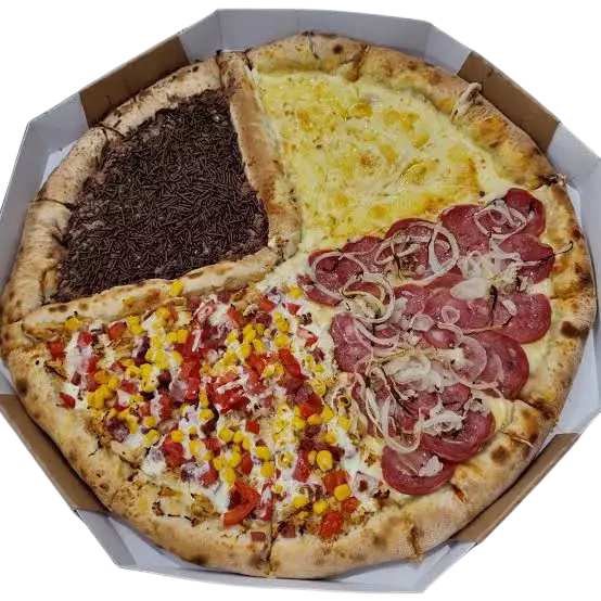 Pizza 4 Sabores (4 Metades)