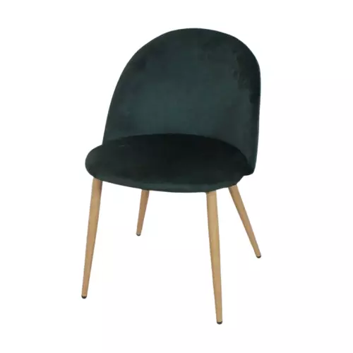 Silla Paris Pata Simil madera Verde