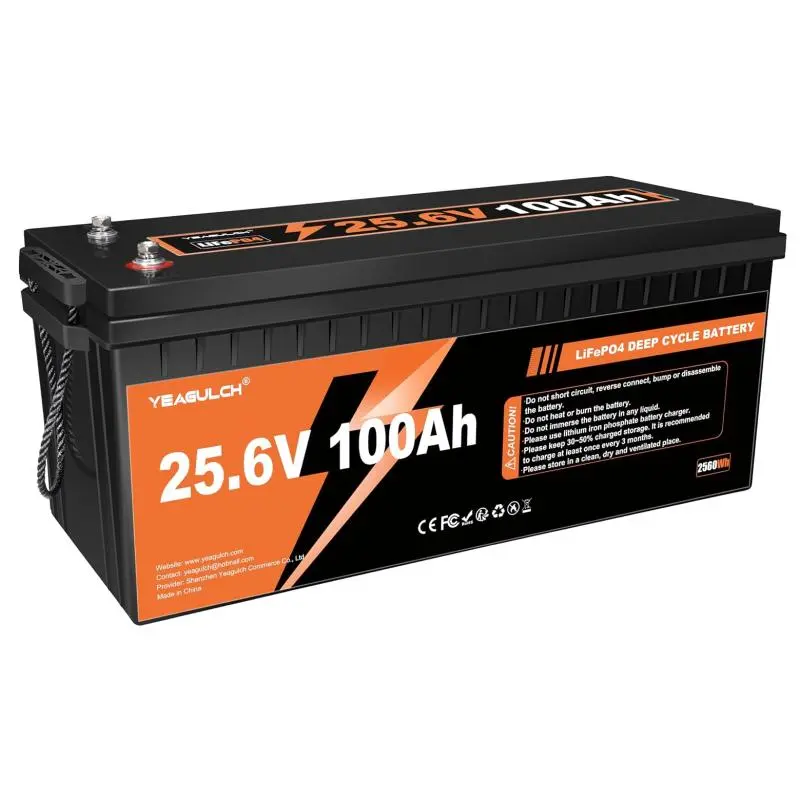 Yeagulch LiFePO4 25.6 100AH