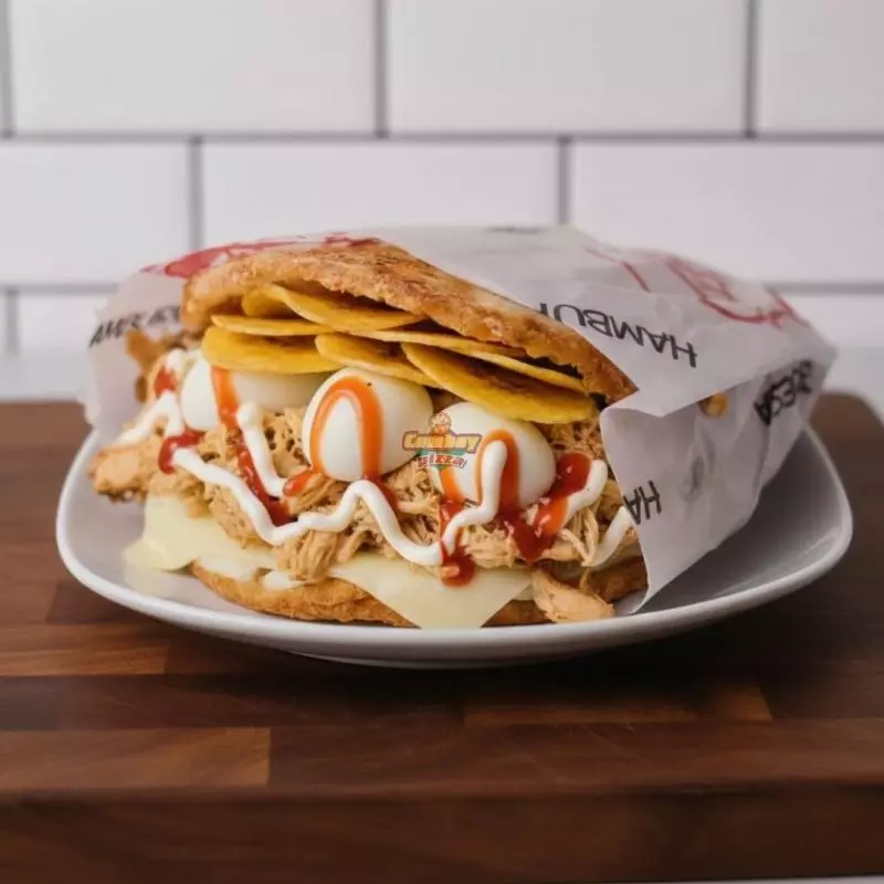 Arepa Rellena Solo Pollo