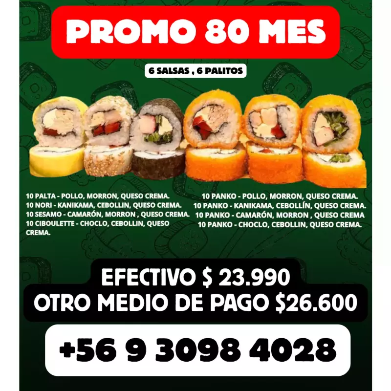 80 Cortes Promo Mes