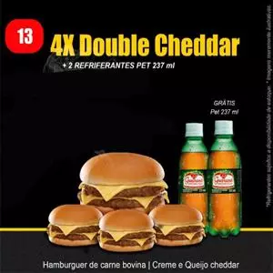 (Combo 13) 4 X-Double Cheddar