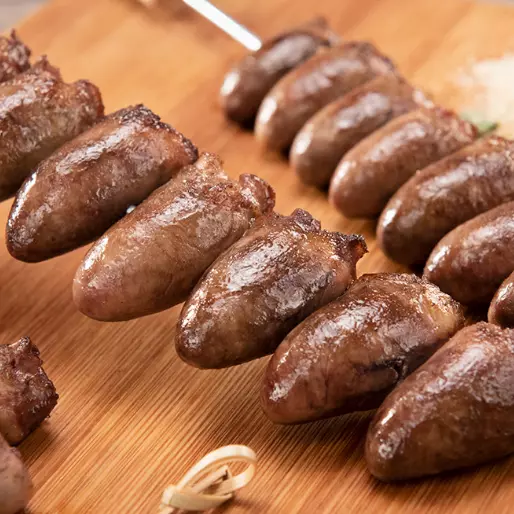 Espetinho de coração