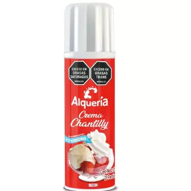 crema chantilly alqueria x 250 gr