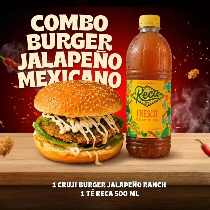 Combo Chicken Burger Jalapeño🍔