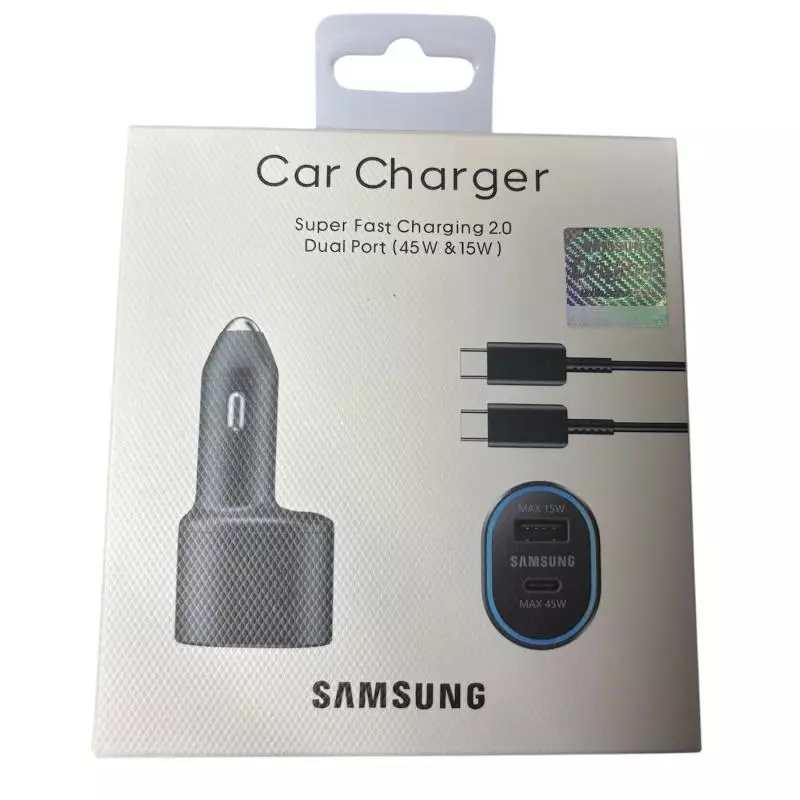 Clave: CCS45 cargador carro dual 45w