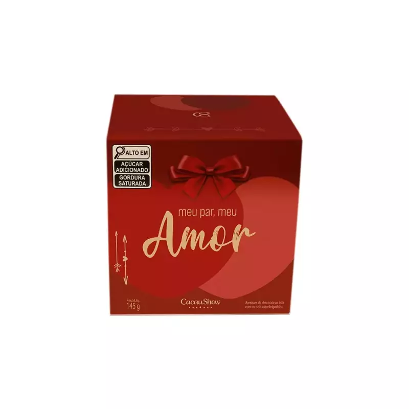 Cubo de Chocolate ao Leite Amor 145g