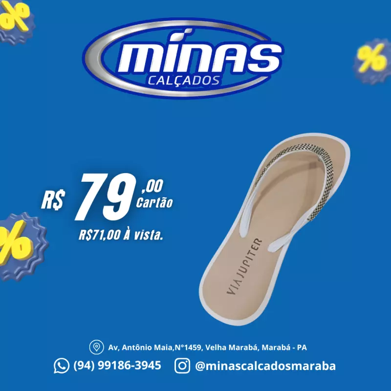 Chinelo Branco RF:24140