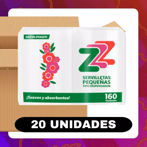 Bulto Z Servilletas Pequeñas 160uds