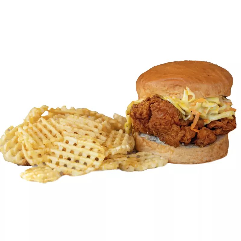 hamburguesa de Pollo Frito