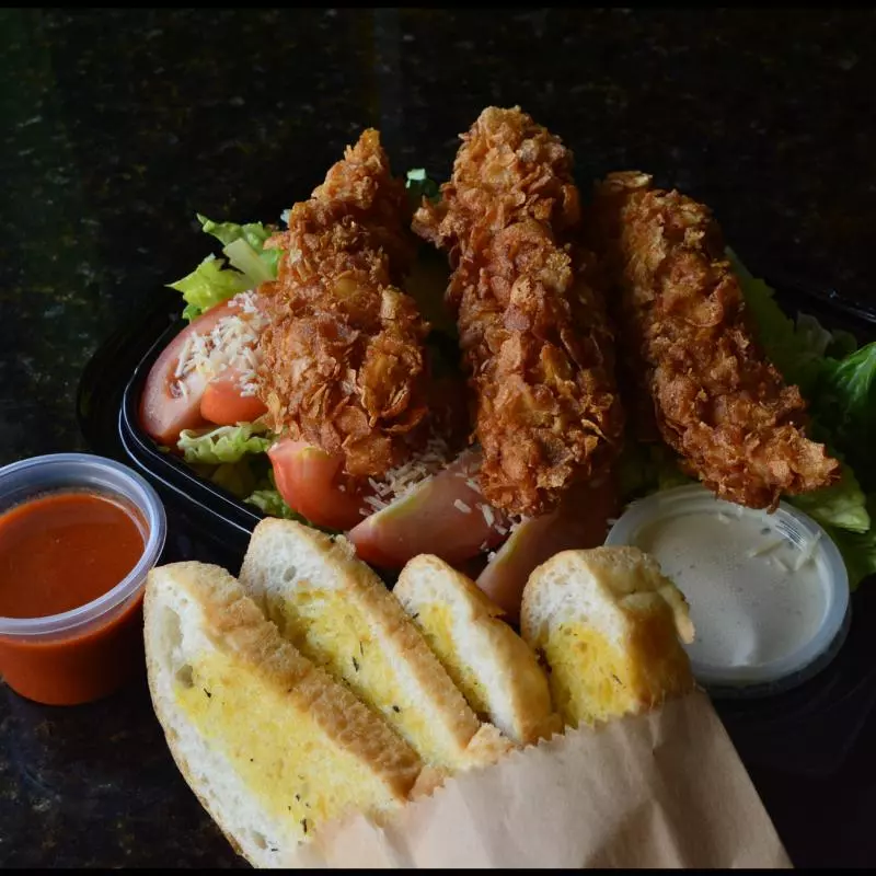 Ensalada César con Tiras Crispy