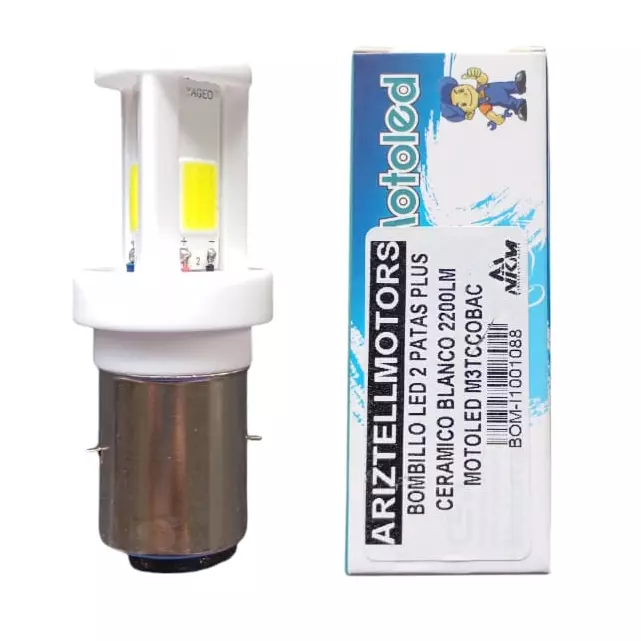 BOMBILLO BLANCO/NARANJA MOTOLED M3TC