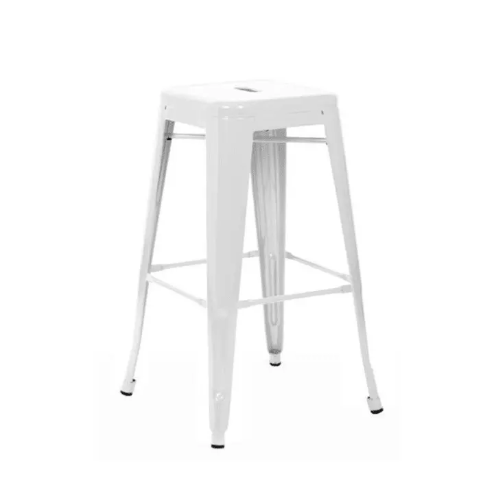 Banqueta Tolix blanco