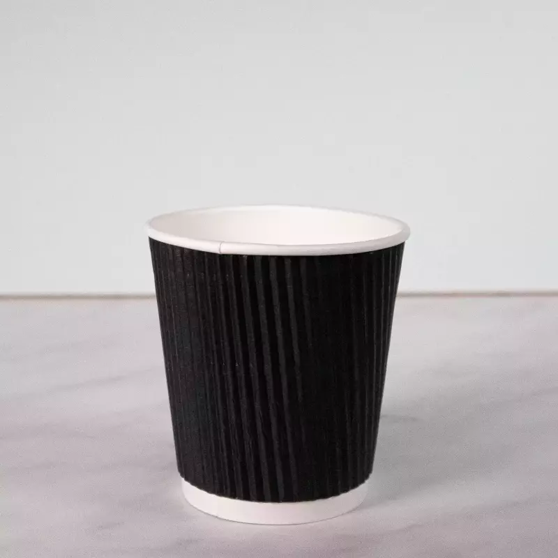 Vaso Cafe Doble Negro 7 oz VCB-7