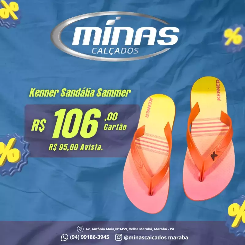 Kenner Sandália Sammer RF:DSP