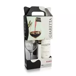 Kit Vinho Giaretta+Taça de Vidro