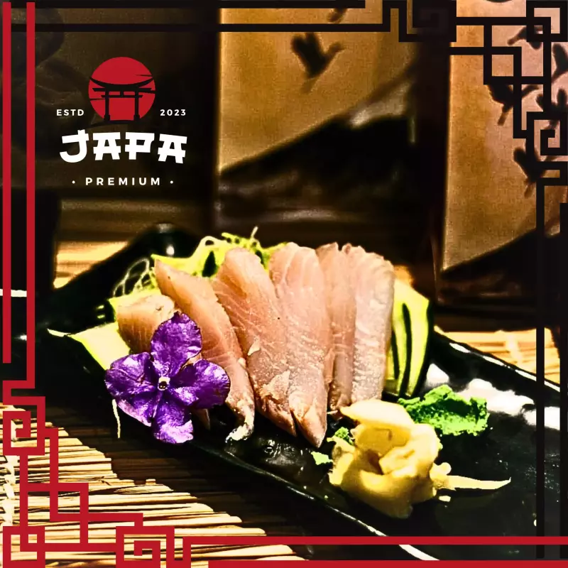 SASHIMI DE PEIXE BRANCO -08 UNIDADES