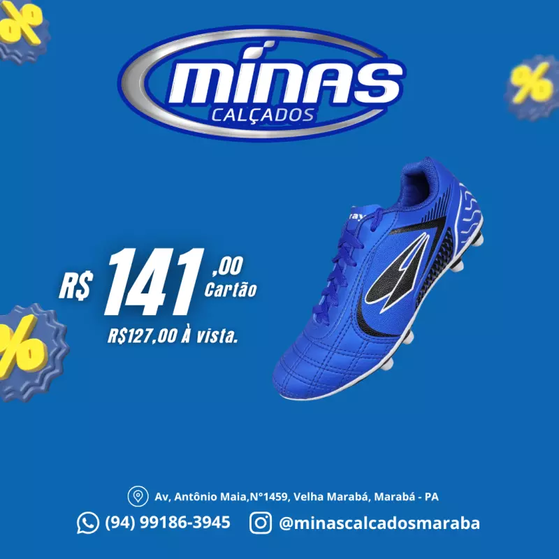 Chuteira Azul RF:3611510