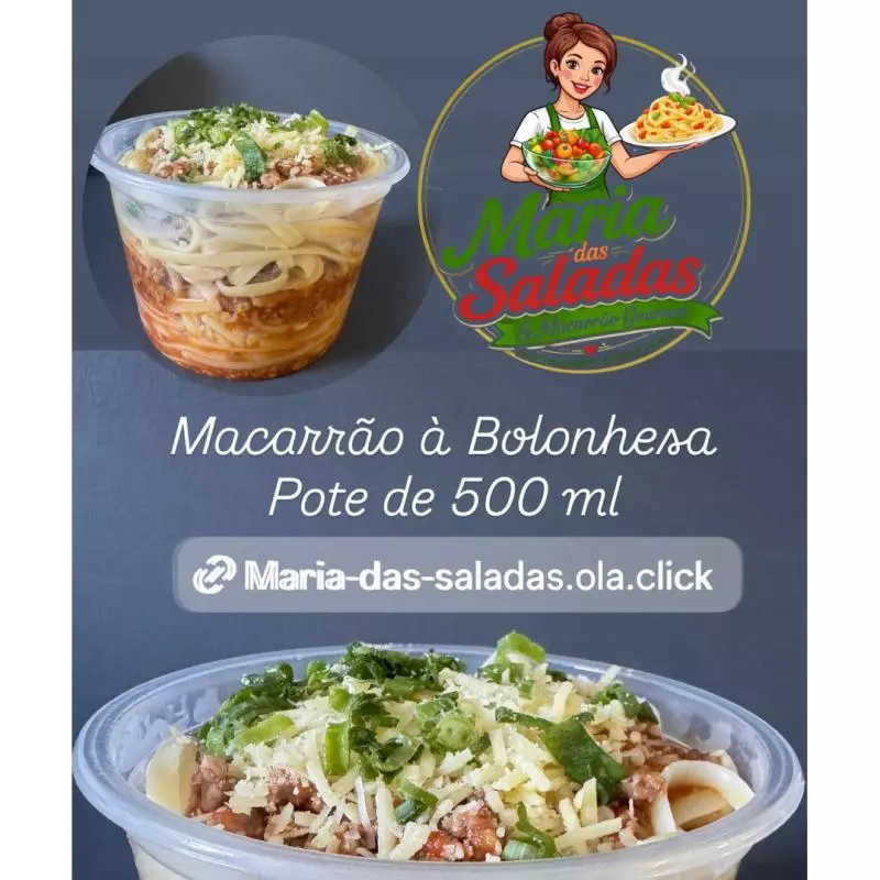 Macarrão a BOLONHESA  (500 ml)