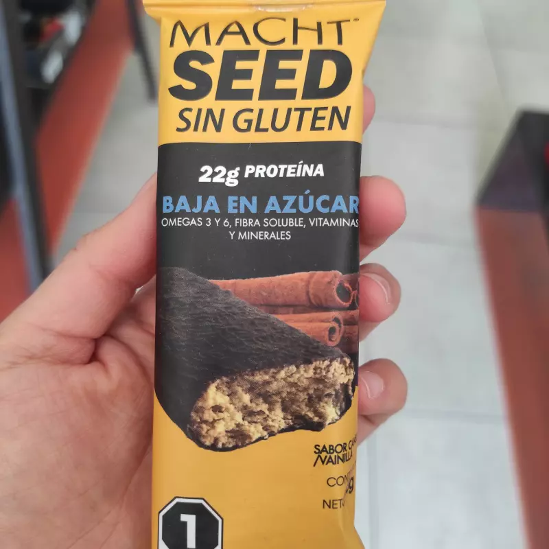 Barrita de proteína vainilla/canela