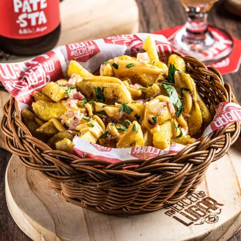 PAPITAS RICAS CON QUESO Y TOCINO