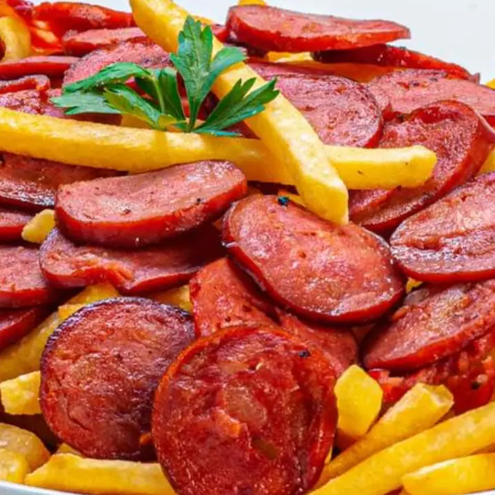 Batata grande com calabresa