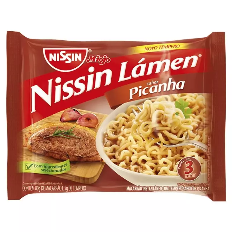 Miojo Nissin Picanha 85g